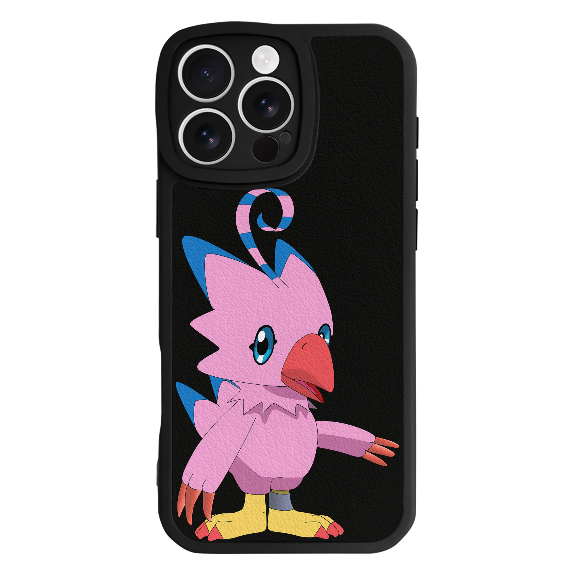 （画像用） Digimon デジタルモンスター/デジモン 【iPhone 16シリーズ対応】シリコンスマホケース（レザー調） 材質：シリコン